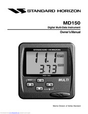 Standard Horizon MD150 Owner's Manual