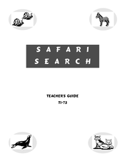 Texas Instruments Safari Search Teachers Manual