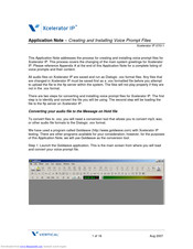 Vertical Xcelerator IP 07011 Application Note