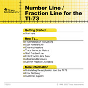 Texas Instruments Fraction Line Manual Book