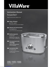 Villaware TSVLTRSL01 Instruction Manual