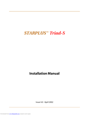 Vodavi Starplus Triad-S Installation Manual