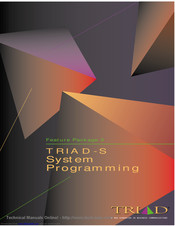 Vodavi Starplus Triad-S System Programming Manual