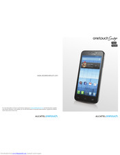 Alcatel One Touch Snap 7025D User Manual