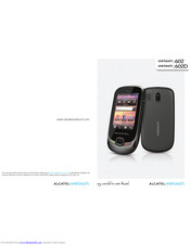 Alcatel One Touch 602 User Manual