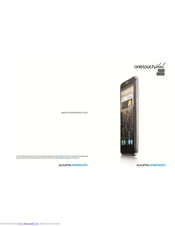 Alcatel One Touch Idol 6030D User Manual