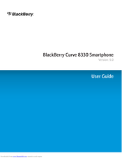 BlackBerry 8330 - Curve - Sprint Nextel User Manual