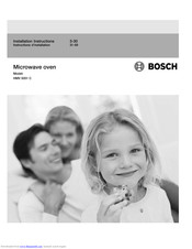 Bosch HMV 5051 C Installation Instructions Manual