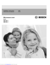 Bosch HMV3021U Installation Instructions Manual