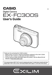 Casio EXILIM EX-FC300S User Manual