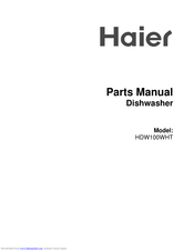 Haier HDW100WHT Parts Manual