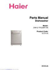 Haier DW12-TFE2WH Parts Manual