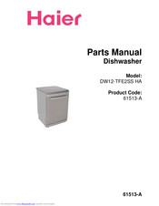 Haier DW12-TFE2SS Parts Manual