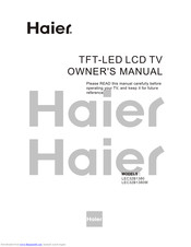 Haier LEC32B1380W Owner's Manual