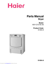 Haier HDY-C70 HA AA Parts Manual