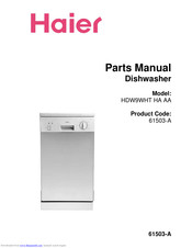 Haier HDW9WHT HA AA Parts Manual