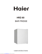 Haier HRZ-60 User Instructions
