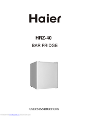 Haier HRZ-40 User Instructions