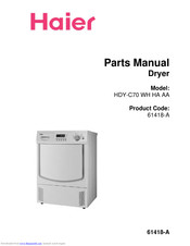 Haier HDY-C70 WH HA AA Parts Manual