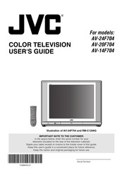 JVC AV 14F704 User Manual