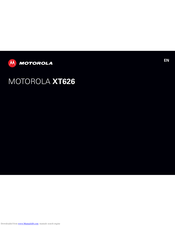 Motorola XT626 IRONROCK User Manual