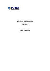 Planet WL-U351 User Manual