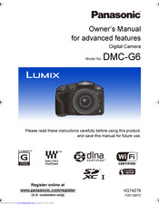 Panasonic Lumix DMC-G6 Owner's Manual