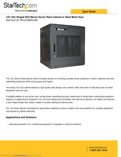 StarTech.com RK1219WALHM Specification Sheet
