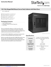 StarTech.com RK1219WALHM Instruction Manual
