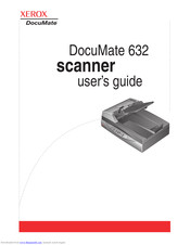 Xerox DocuMate 632 User Manual