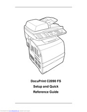 Xerox DocuPrint C2090 FS Quick Reference Manual