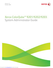 Xerox ColorQube 9202 System Administrator Manual