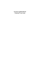 Xerox DocuPrint C3055 User Manual