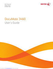 Xerox DocuMate 3460 User Manual