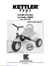 Kettler KETTRIKE JUNIOR 08152-599 Assembly Instructions Manual