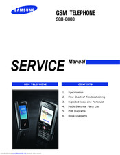Samsung SGH-D800 Service Manual