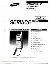 Samsung SCH-411 Series Service Manual