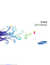 Samsung YP-GB70 User Manual