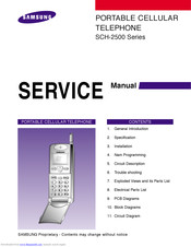 Samsung SCH-2500 series Service Manual