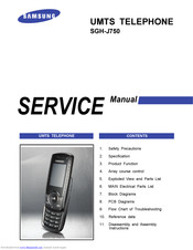 Samsung SGH-J750 Service Manual