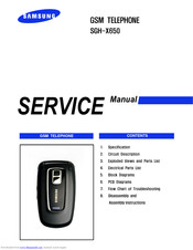 Samsung X650 - SGH Cell Phone 3 MB Service Manual