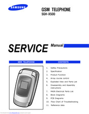 Samsung SGH-X500 Service Manual