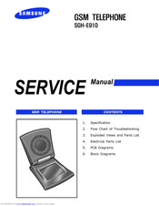 Samsung SGH-E910 Service Manual