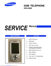 Samsung SGH-E890 Service Manual