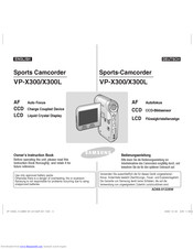 Samsung VP-X300 Owner's Instruction Book