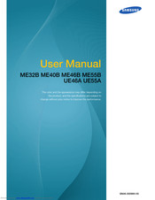 Samsung UE55A User Manual