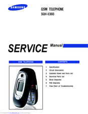 Samsung SGH-E360 Service Manual