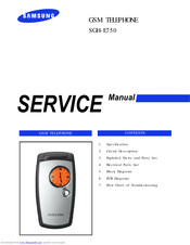 Samsung SGH-E750 Service Manual