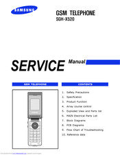Samsung SGH-X520 Service Manual