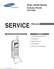 Samsung SGH-N600 Service Manual
